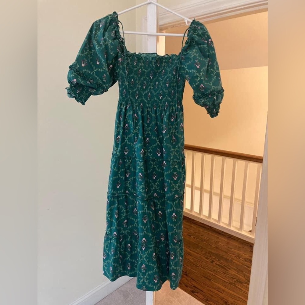 Hill House Home Green Nesli Dress Size Small